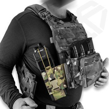 Еластична платформа велкро до радіостанції UVS-RS \Turkish Cordura 000446 фото