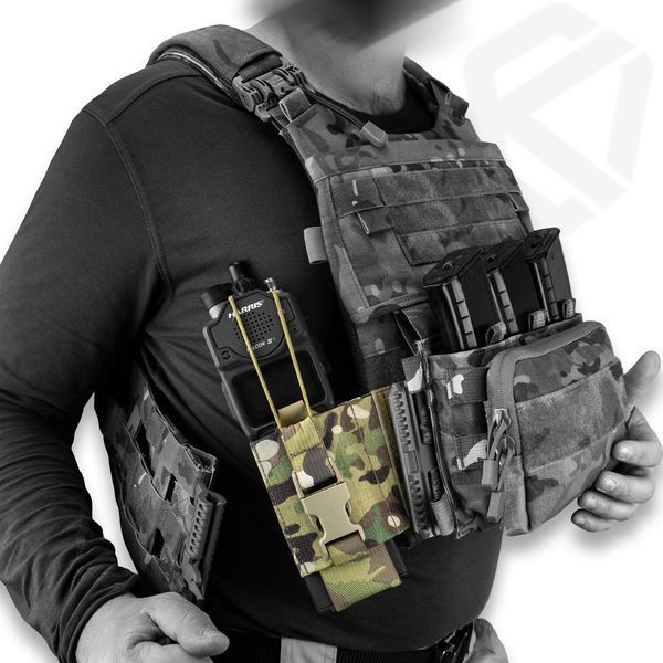 Еластична платформа велкро до радіостанції UVS-RS \USA Cordura 000216 фото